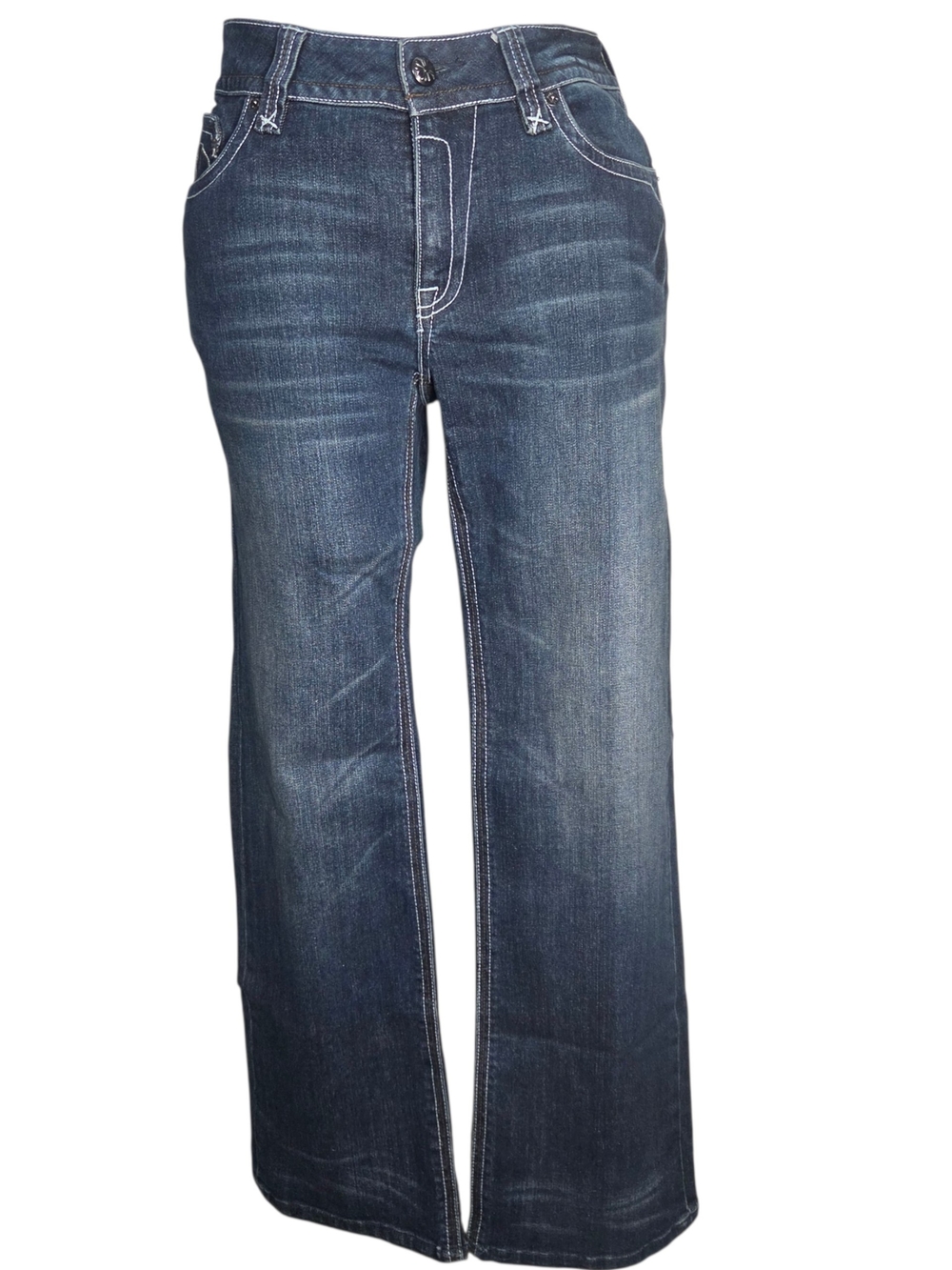 Reba Dark Blue Boot Cut Jeans Women's. Size 8